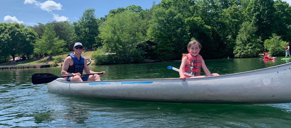 Canoeing with Dad